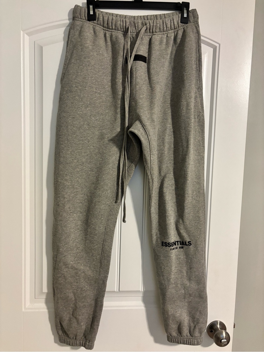 ESSENTIALS Gray Fleece Jogger Sweatpants